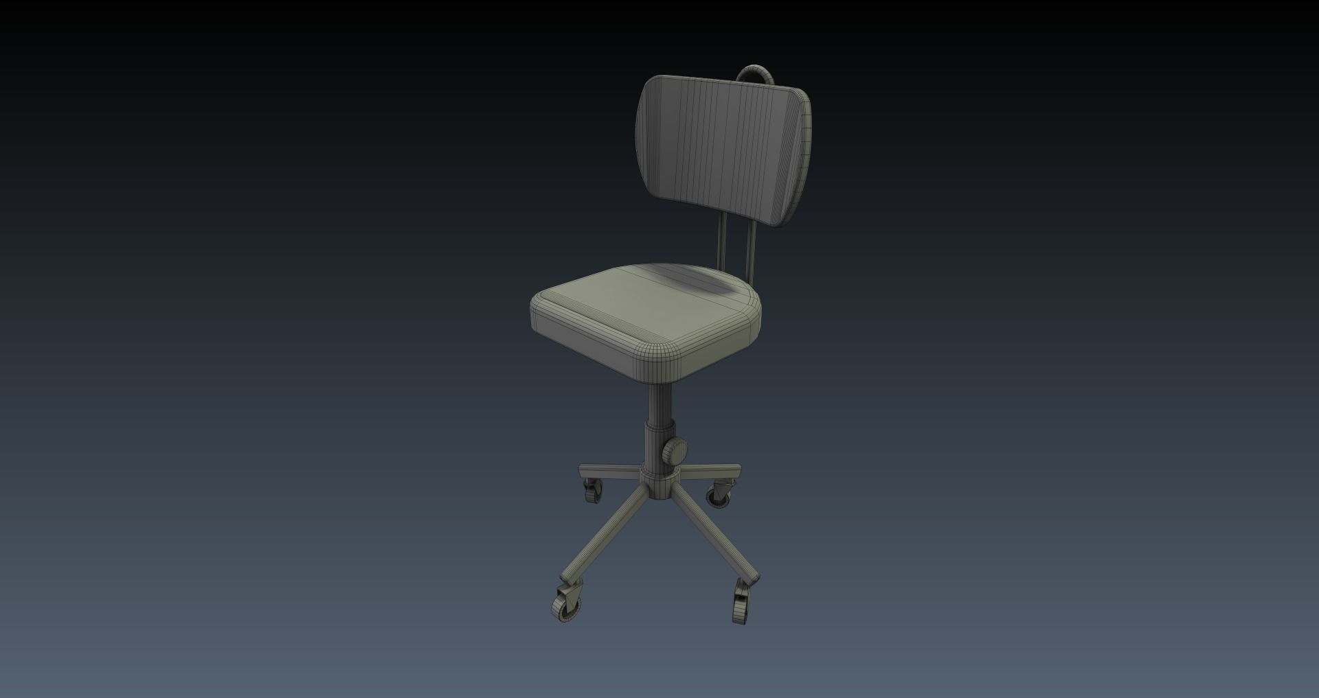 Low-Poly 60s Living Room Pack Low-poly 3D model_18