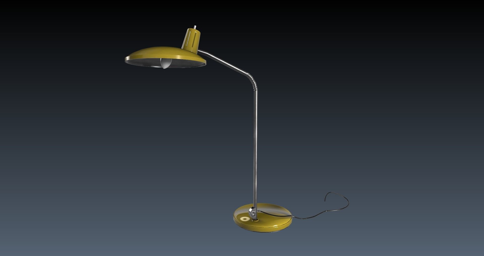 Low-Poly 60s Living Room Pack Low-poly 3D model_20