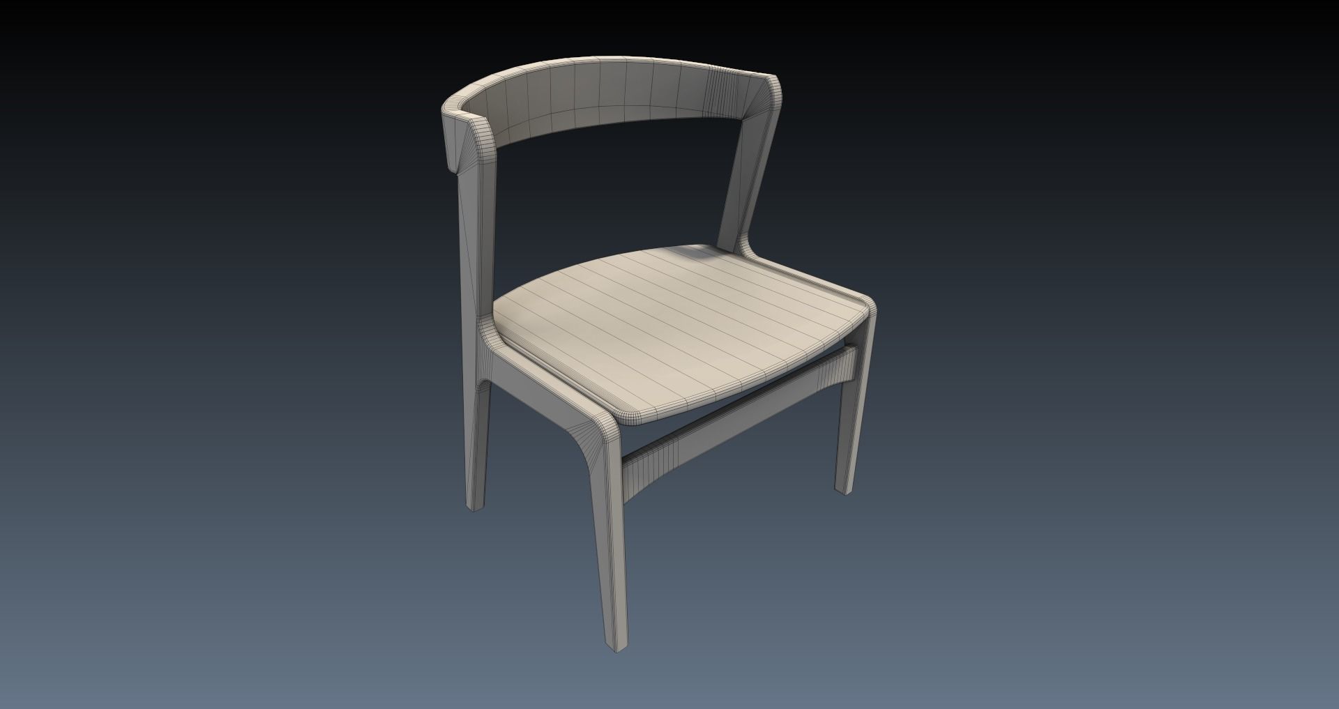 Low-Poly 60s Living Room Pack Low-poly 3D model_25