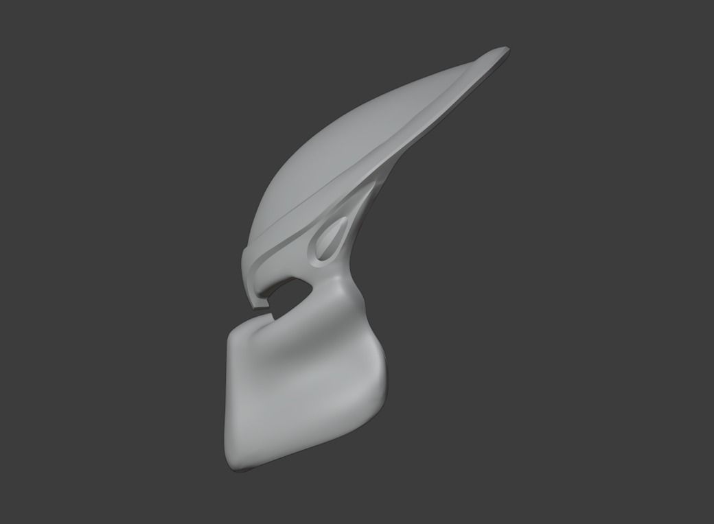 Predator mask - Jungle Hunter 87 3D print model_7