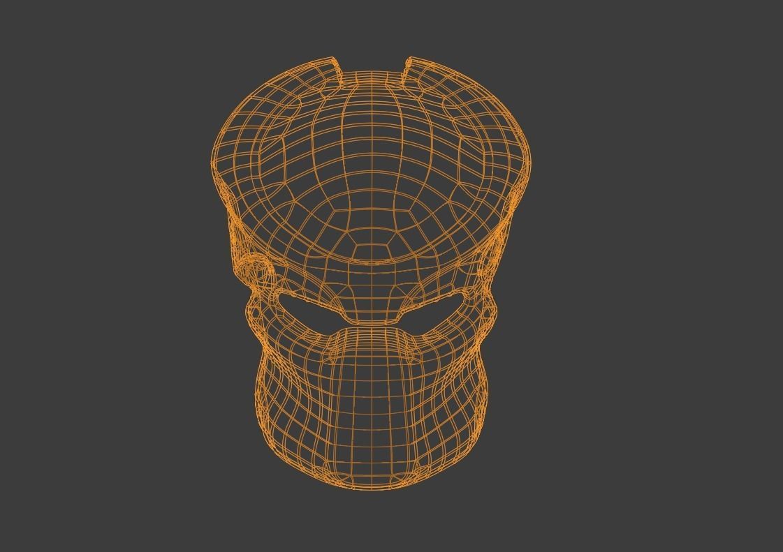 Predator mask - Jungle Hunter 87 3D print model_4