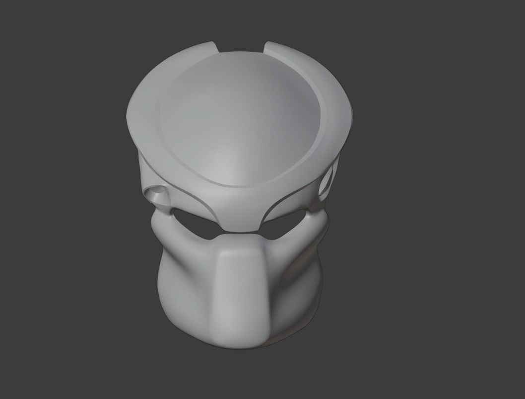 Predator mask - Jungle Hunter 87 3D print model_5