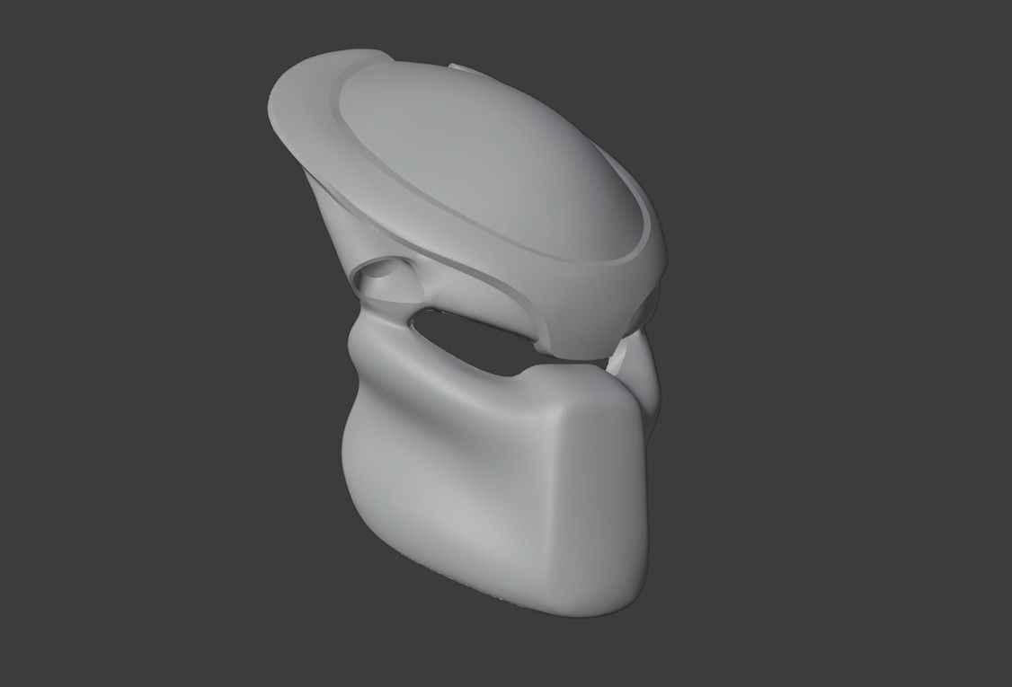 Predator mask - Jungle Hunter 87 3D print model_10