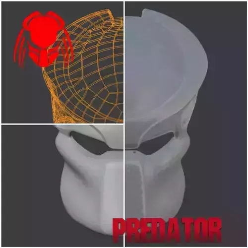 Predator mask - Jungle Hunter 87 3D print model