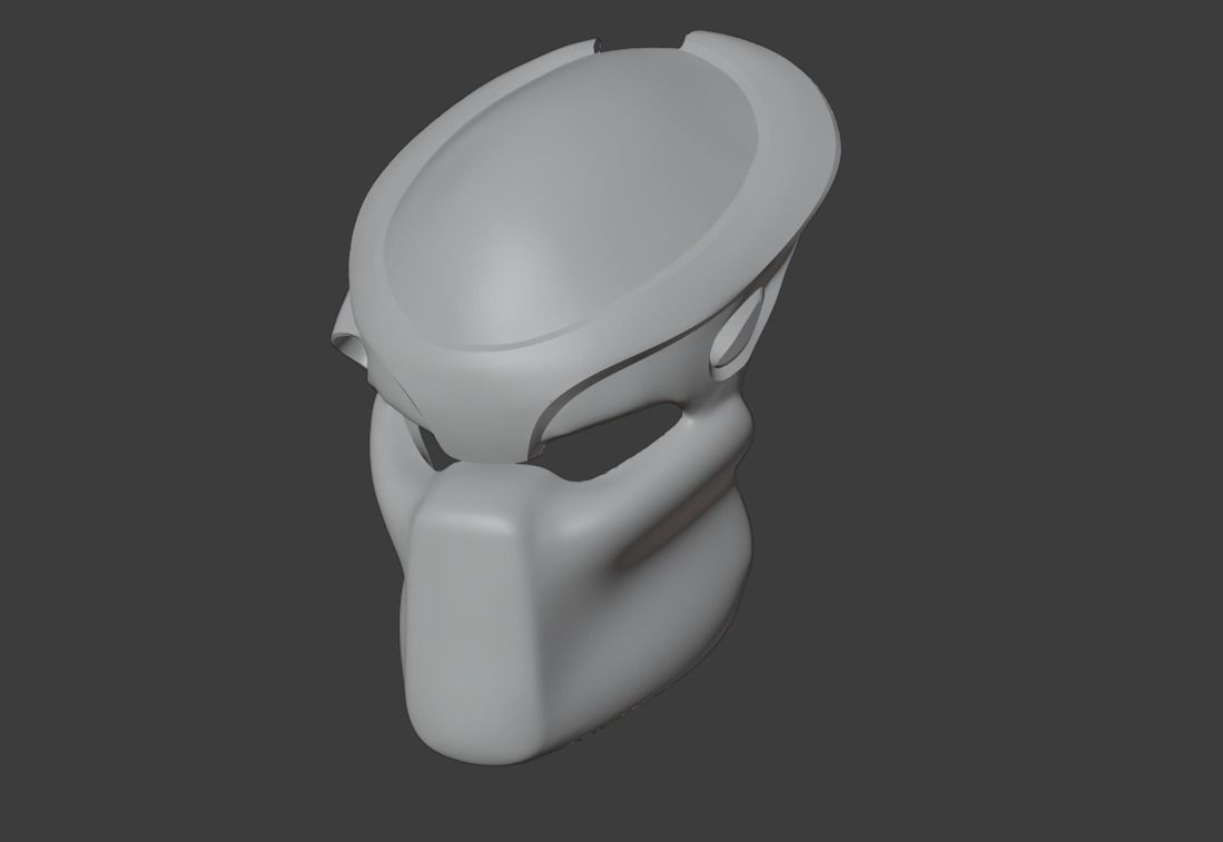 Predator mask - Jungle Hunter 87 3D print model_9