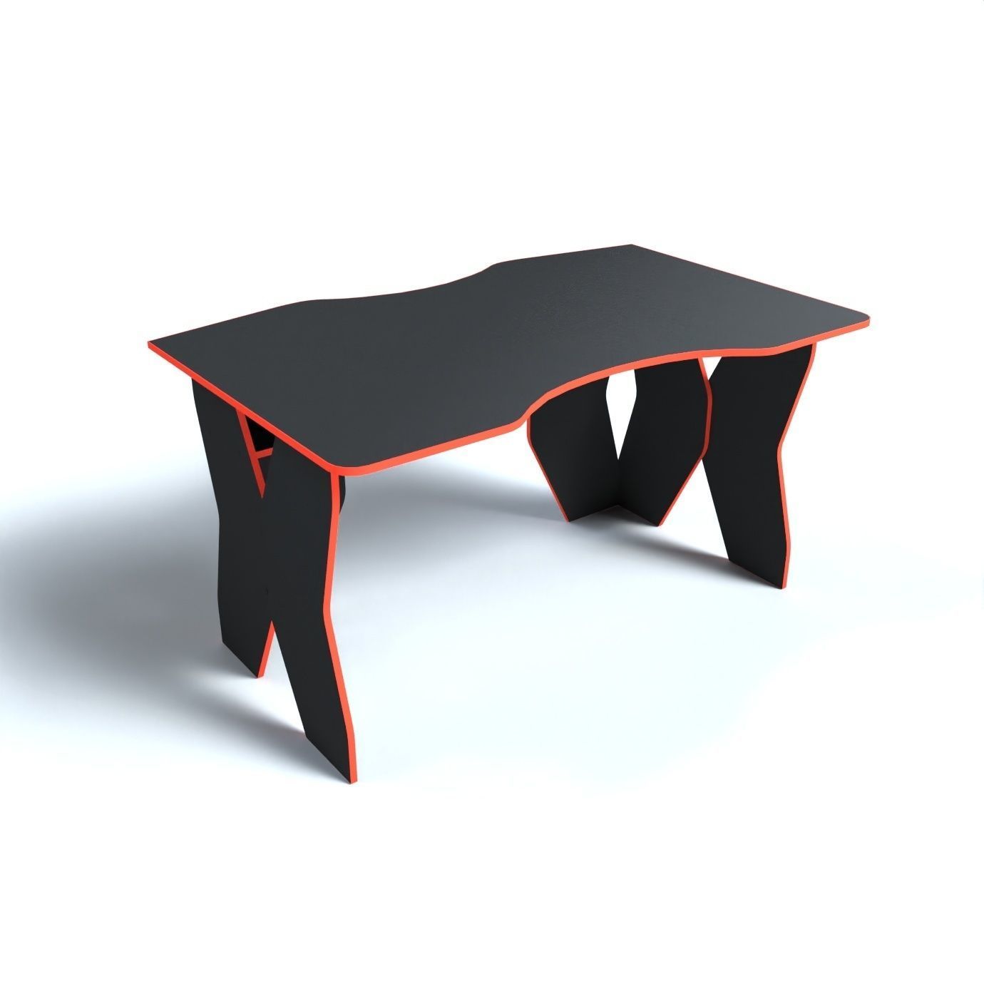 Table gaming desk Low-poly 3D model_7