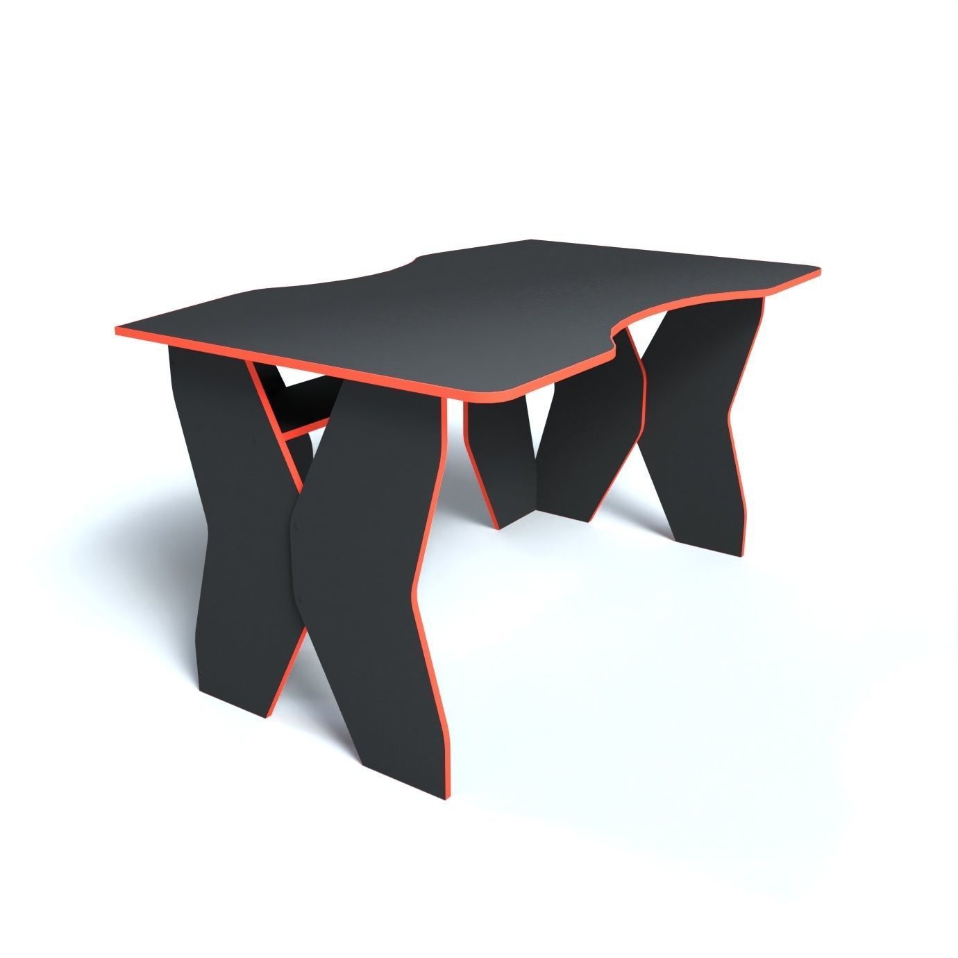 Table gaming desk Low-poly 3D model_2