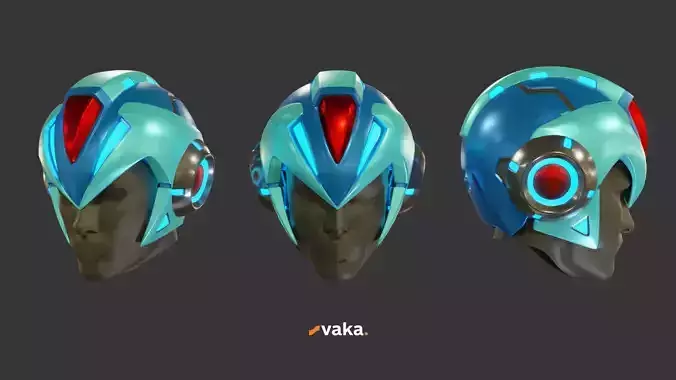 Megaman Helmet - Marvel vs Capcom Infinite