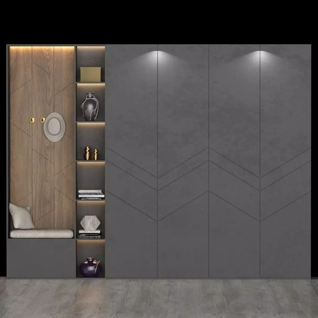 hall furniture 42 3D model
