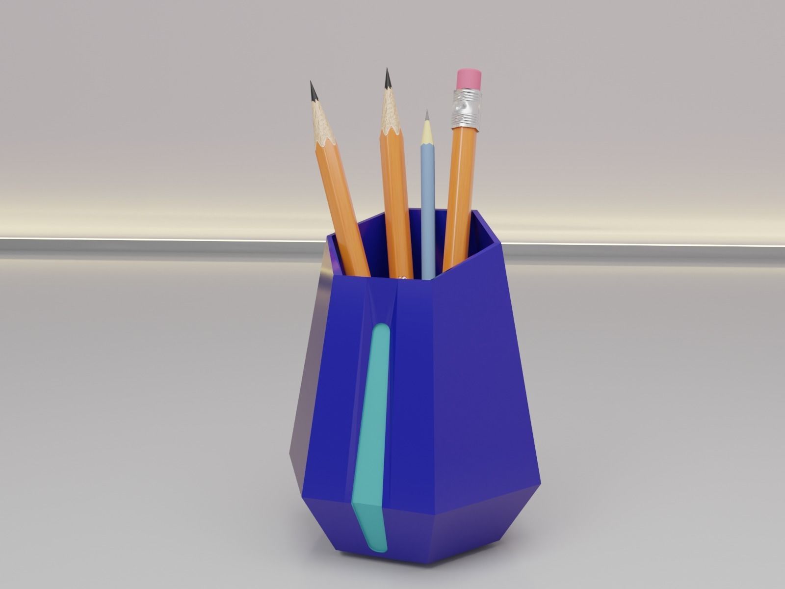 Flower pot or vase  3D print model_14