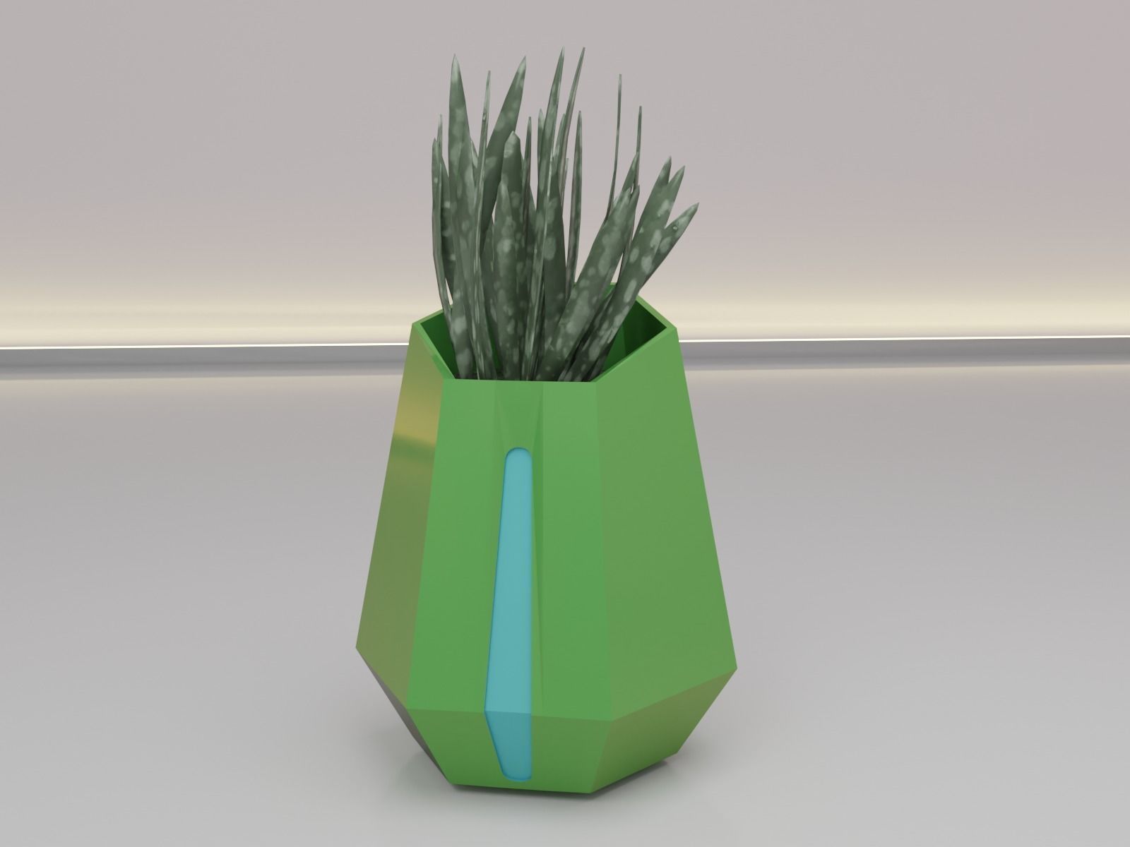 Flower pot or vase  3D print model_10