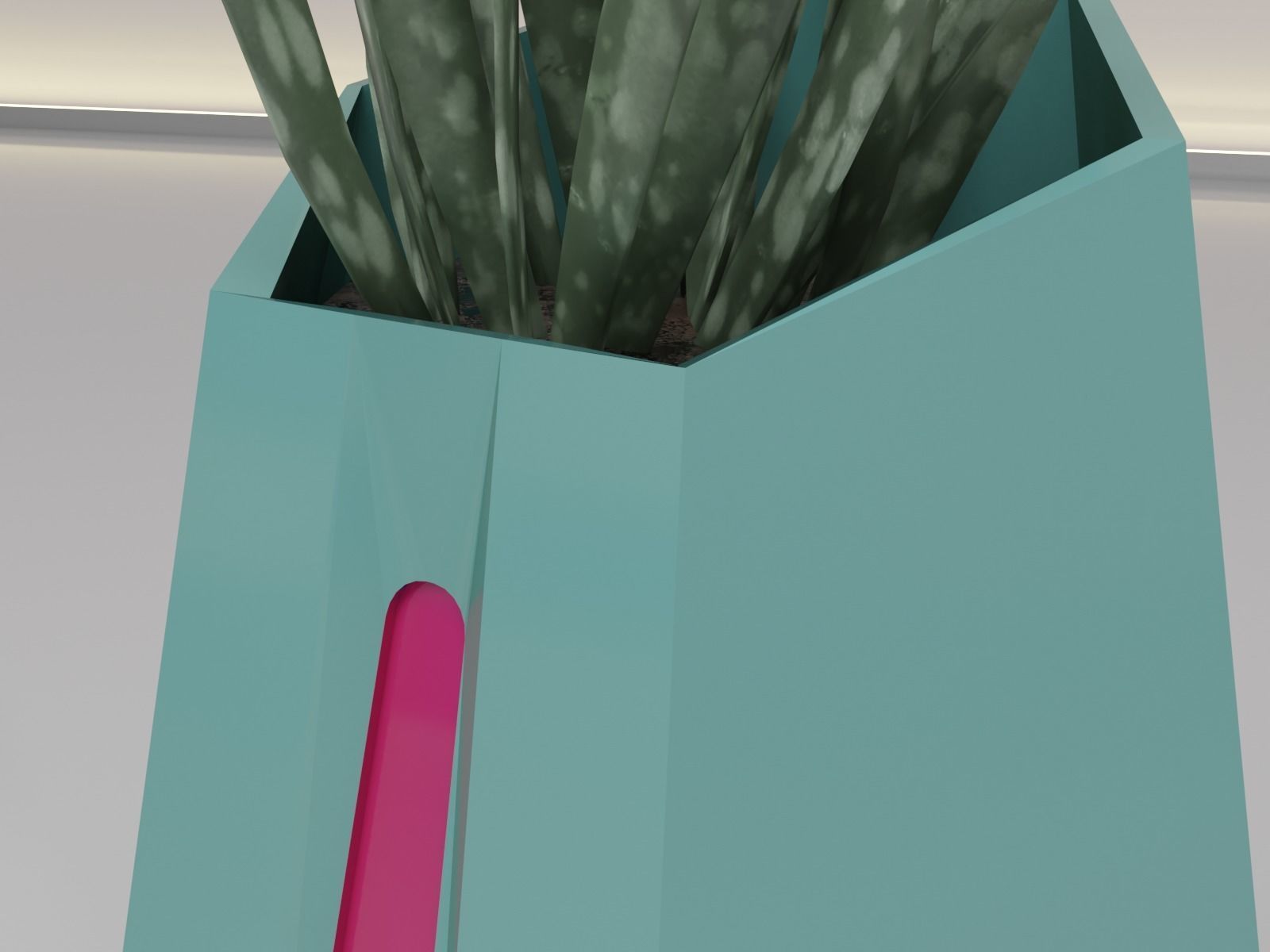Flower pot or vase  3D print model_7