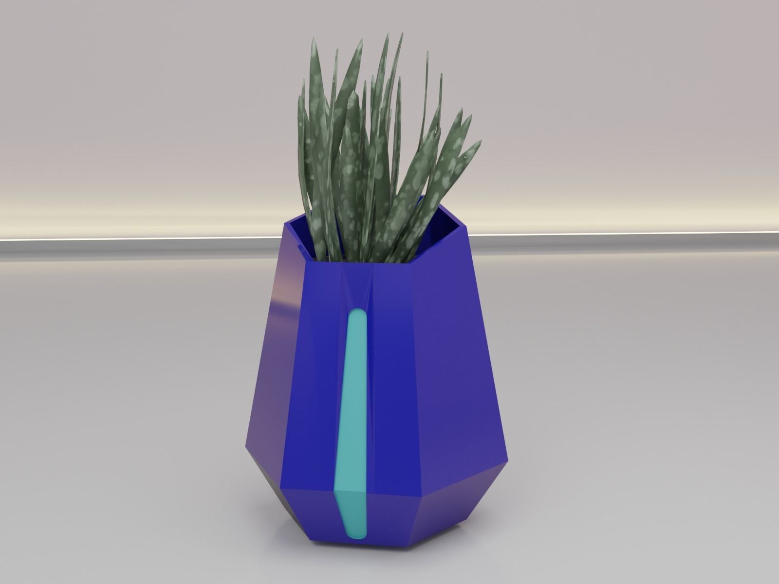 Flower pot or vase  3D print model_9
