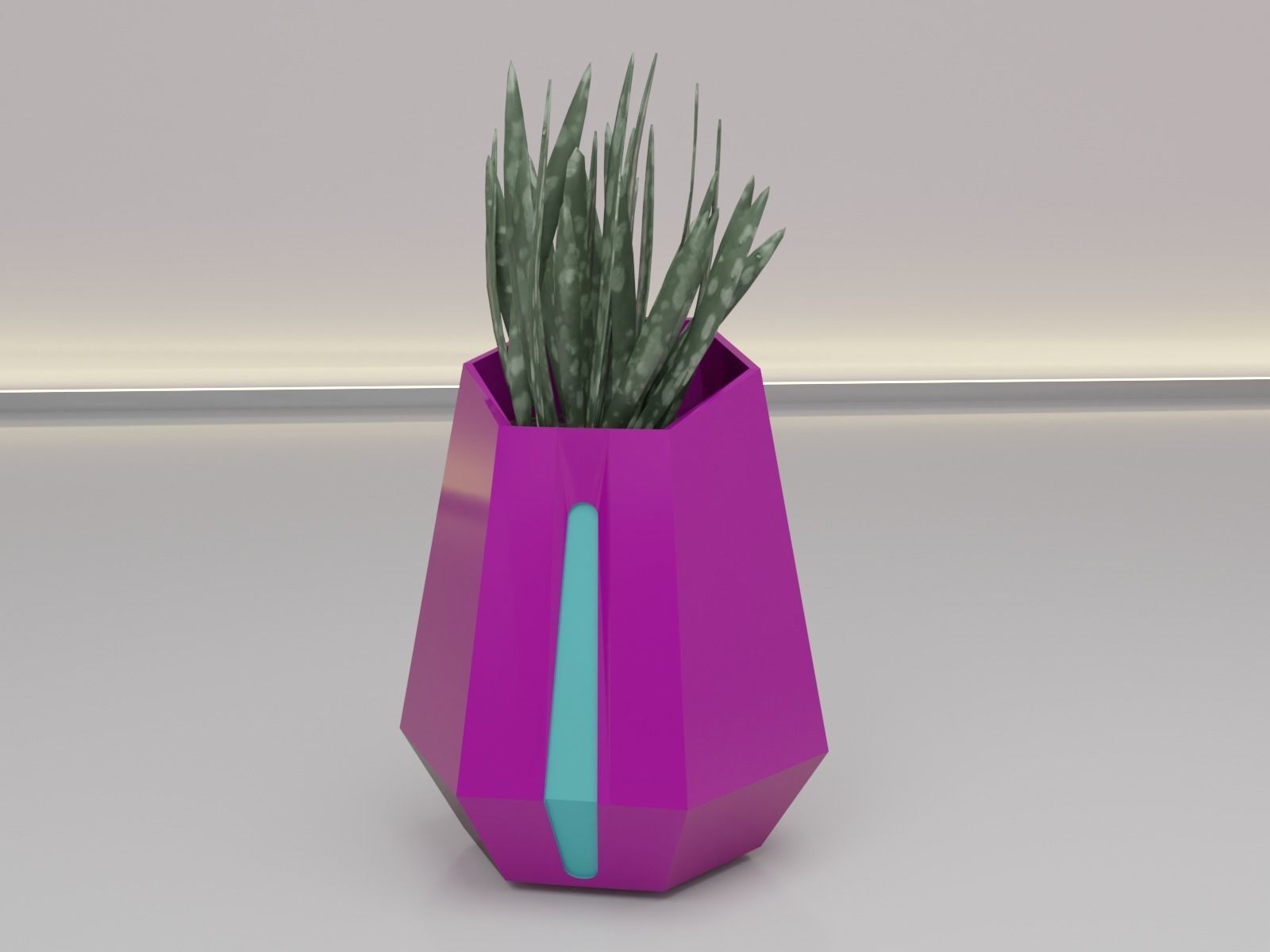 Flower pot or vase  3D print model_13