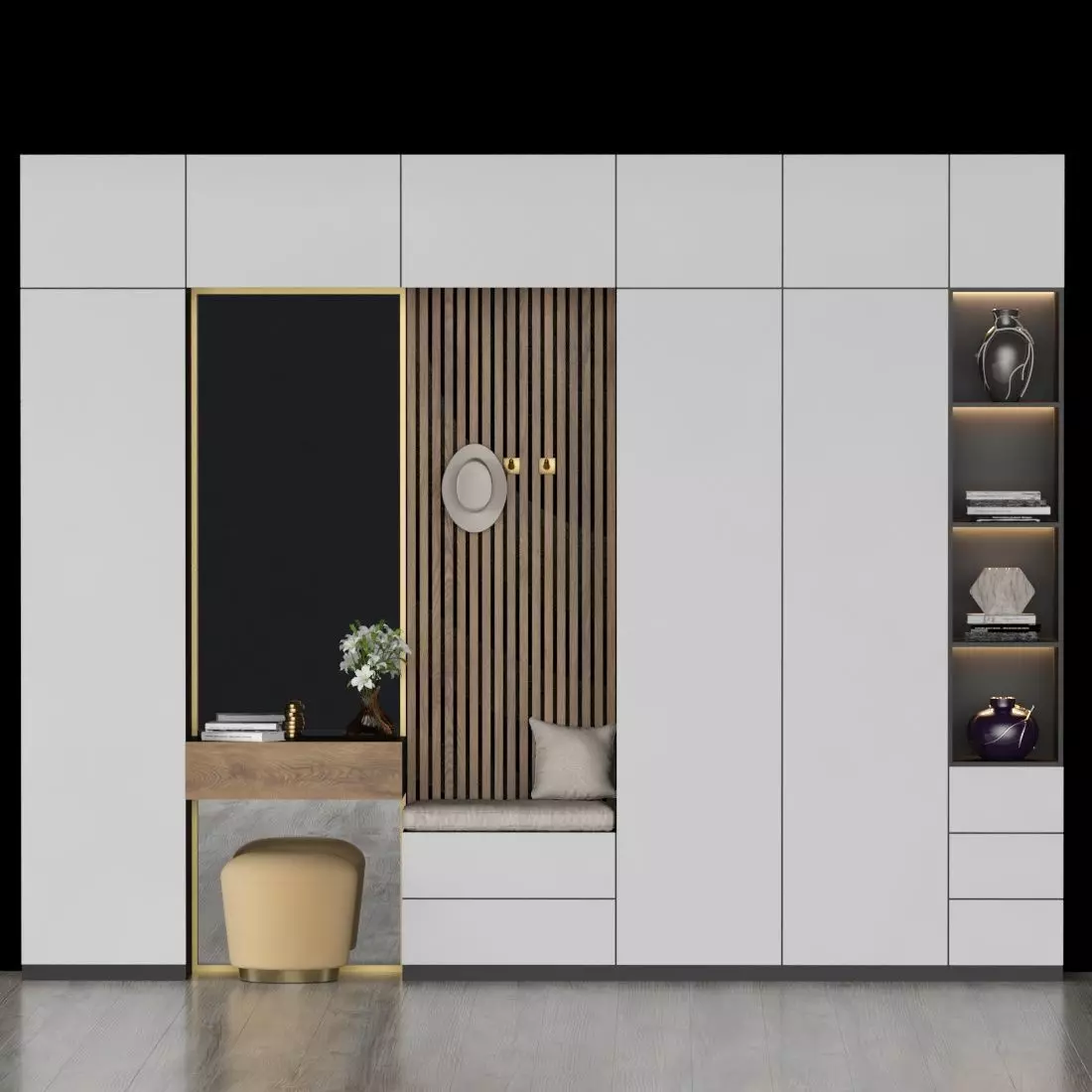 hall furniture 44 3D model