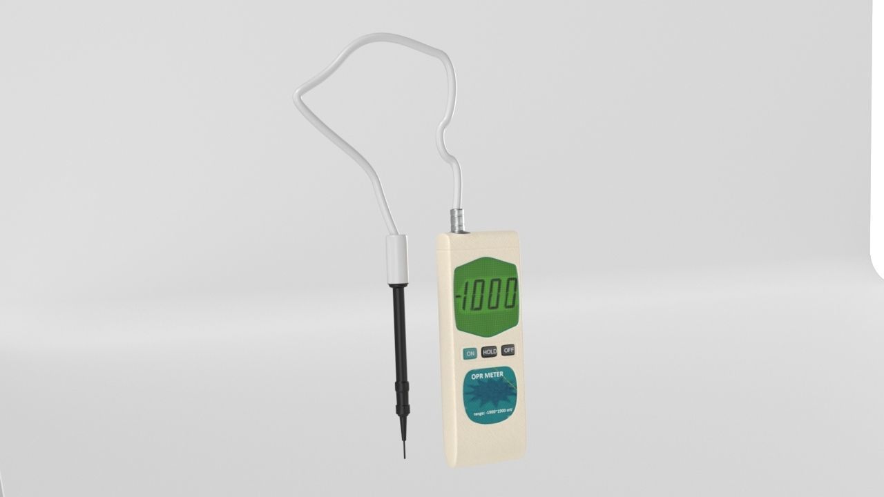 ORP and PH meter 3D model_2