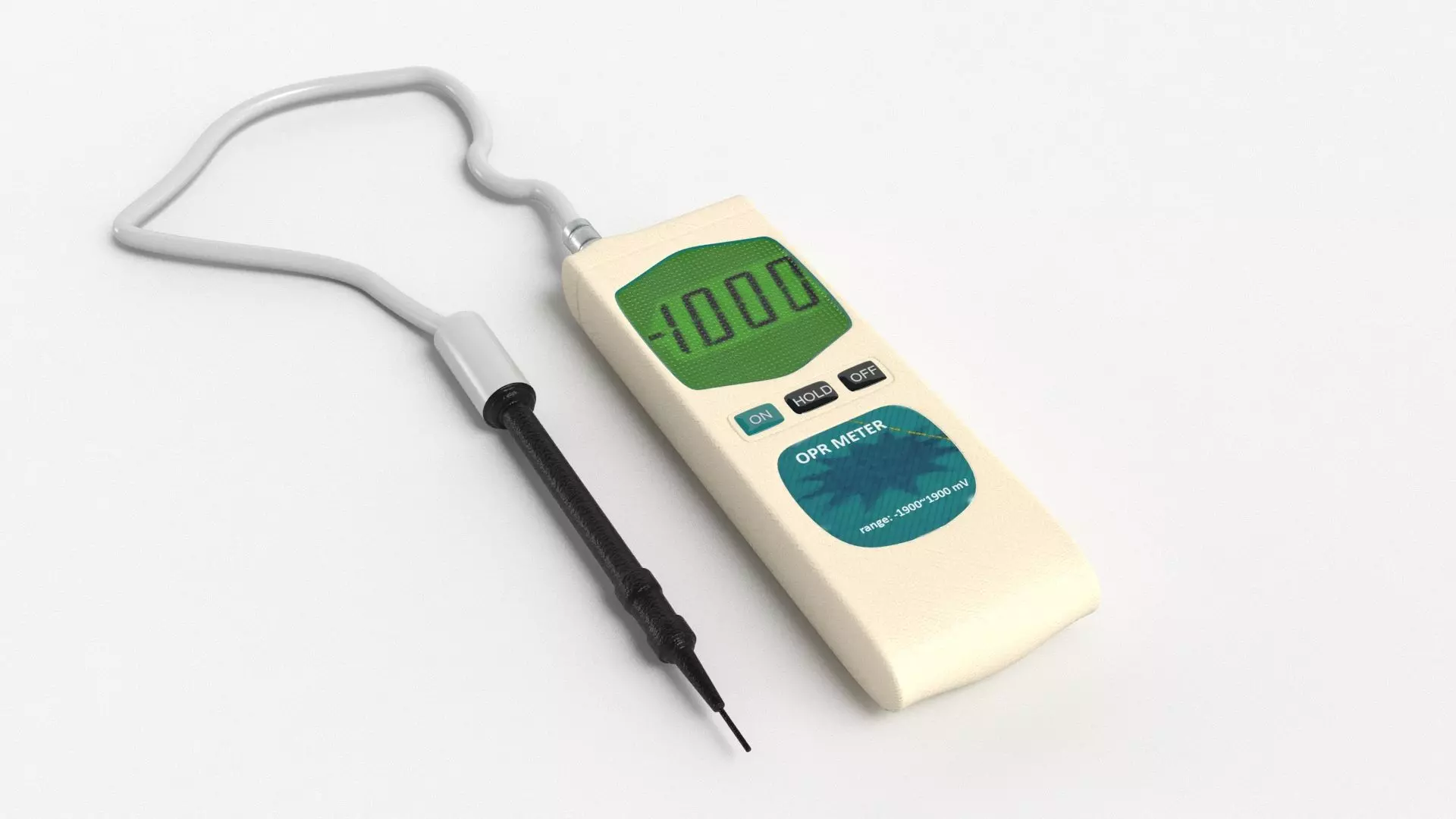 ORP and PH meter - with PBR materials 3D model
