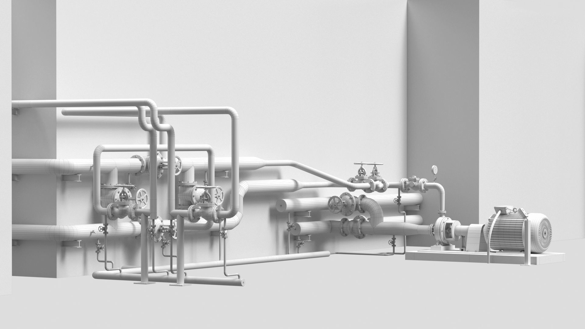 Pumping station 3D model_17