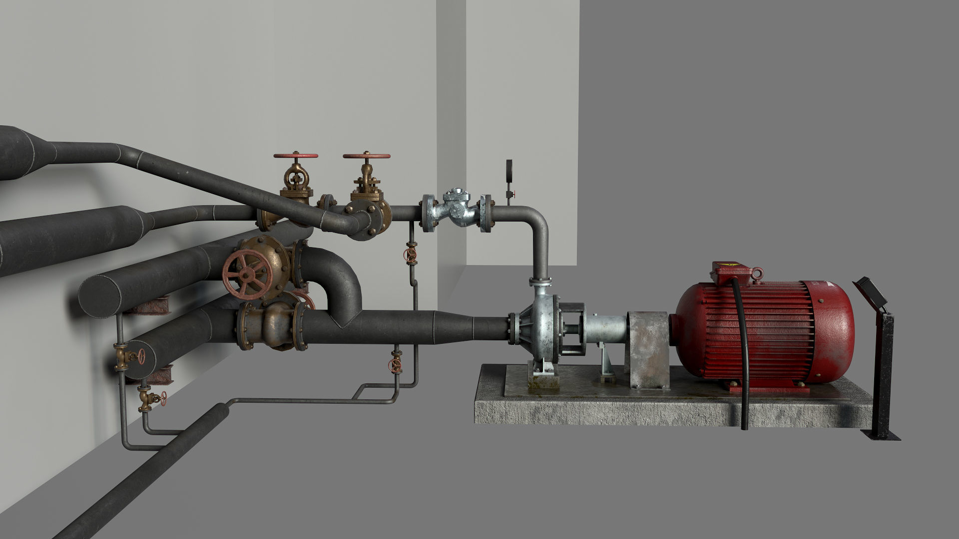 Pumping station 3D model_13