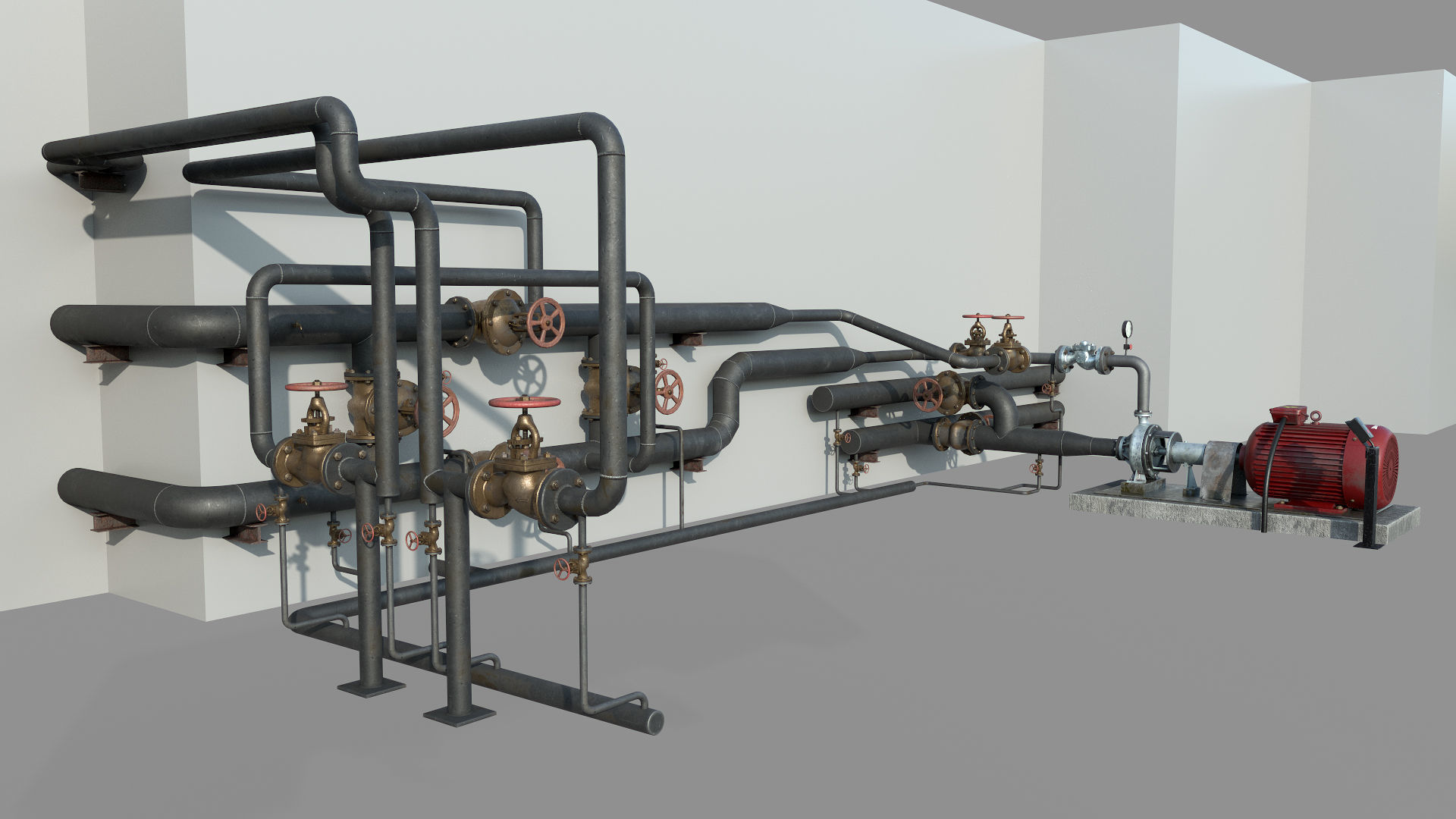 Pumping station 3D model_5