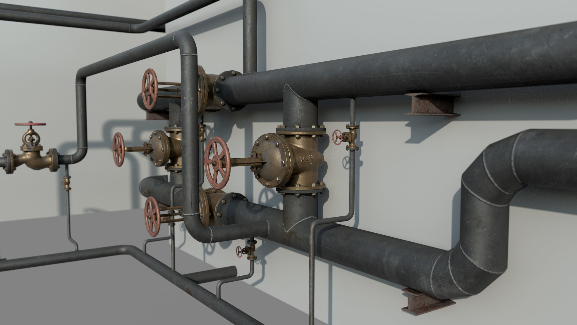 Pumping station 3D model_3