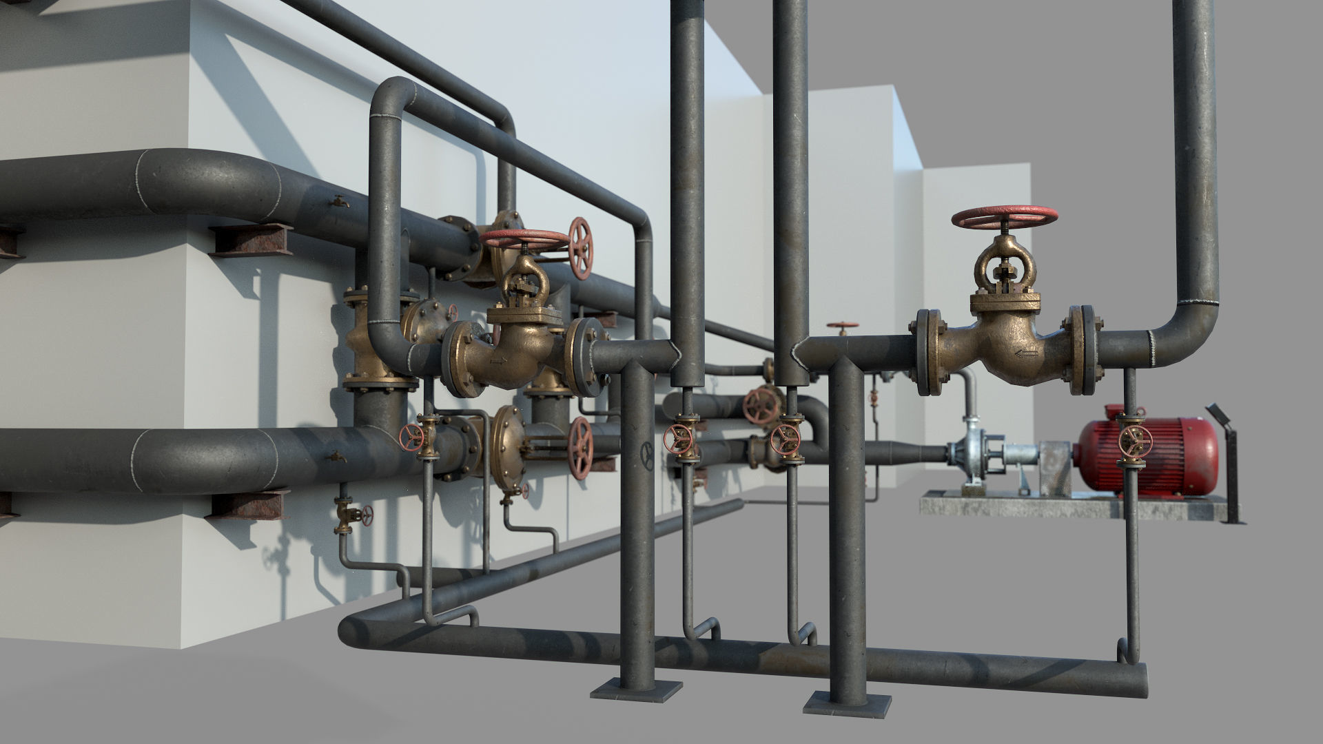 Pumping station 3D model_4