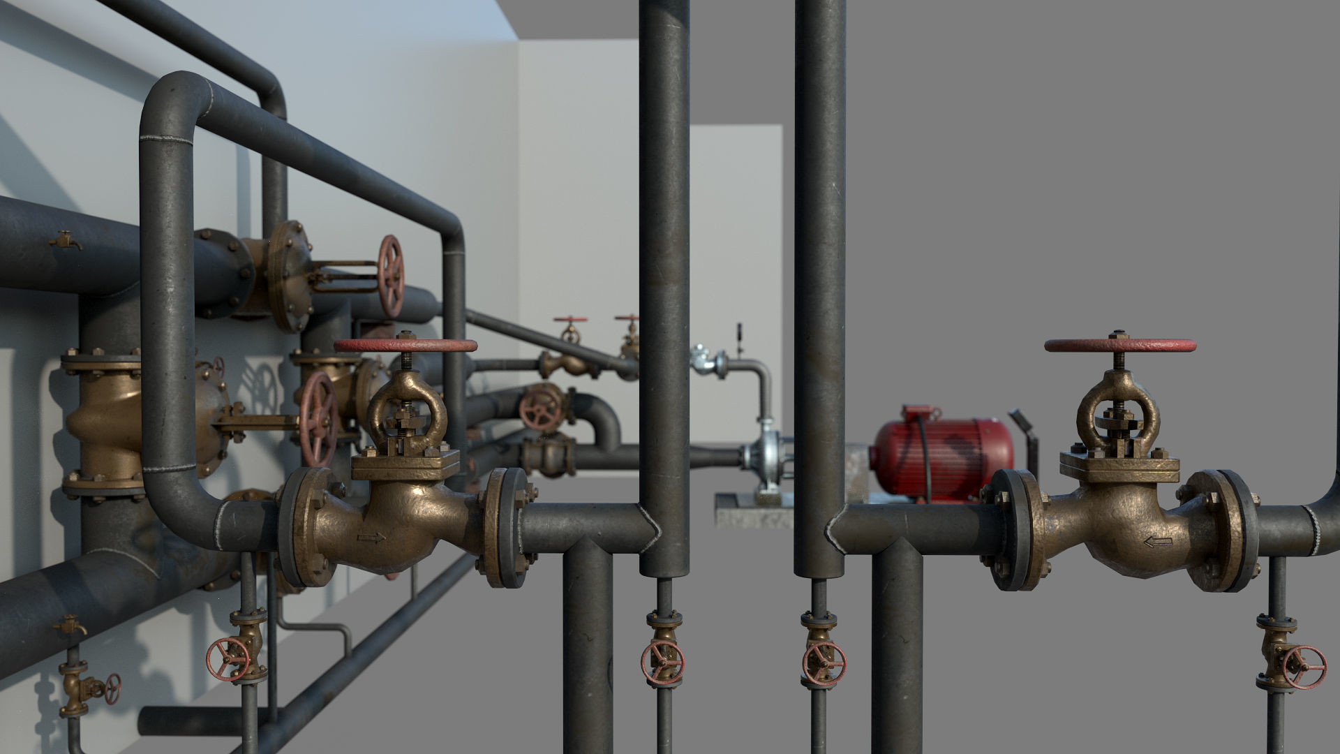 Pumping station 3D model_8