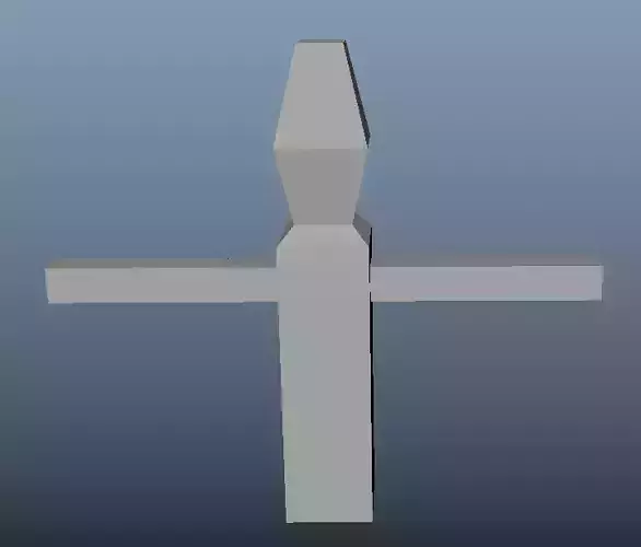 choklet cross 3D model