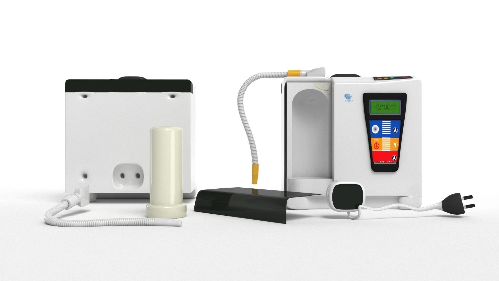 Water cleaning machine -- kangen water filter --- Model Sup501 3D model_4