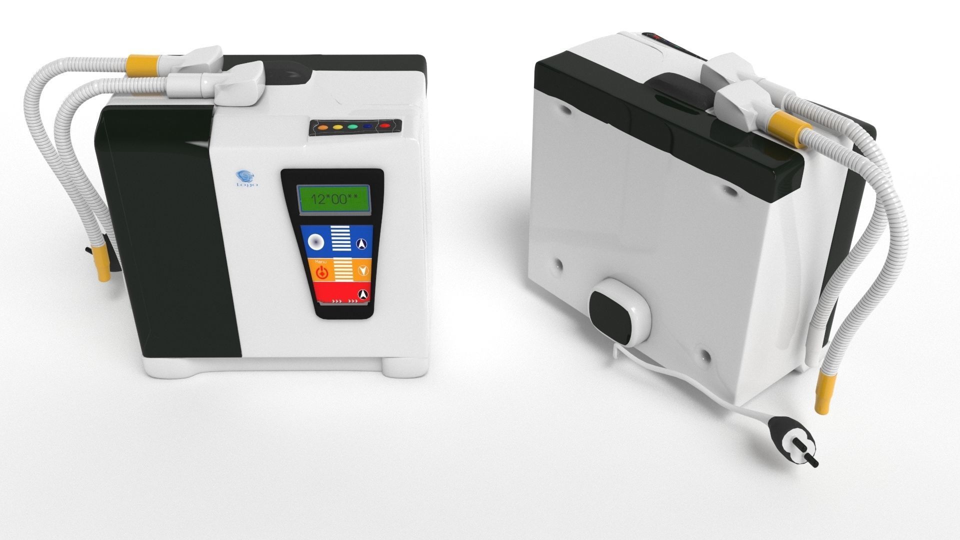 Water cleaning machine -- kangen water filter --- Model Sup501 3D model_2