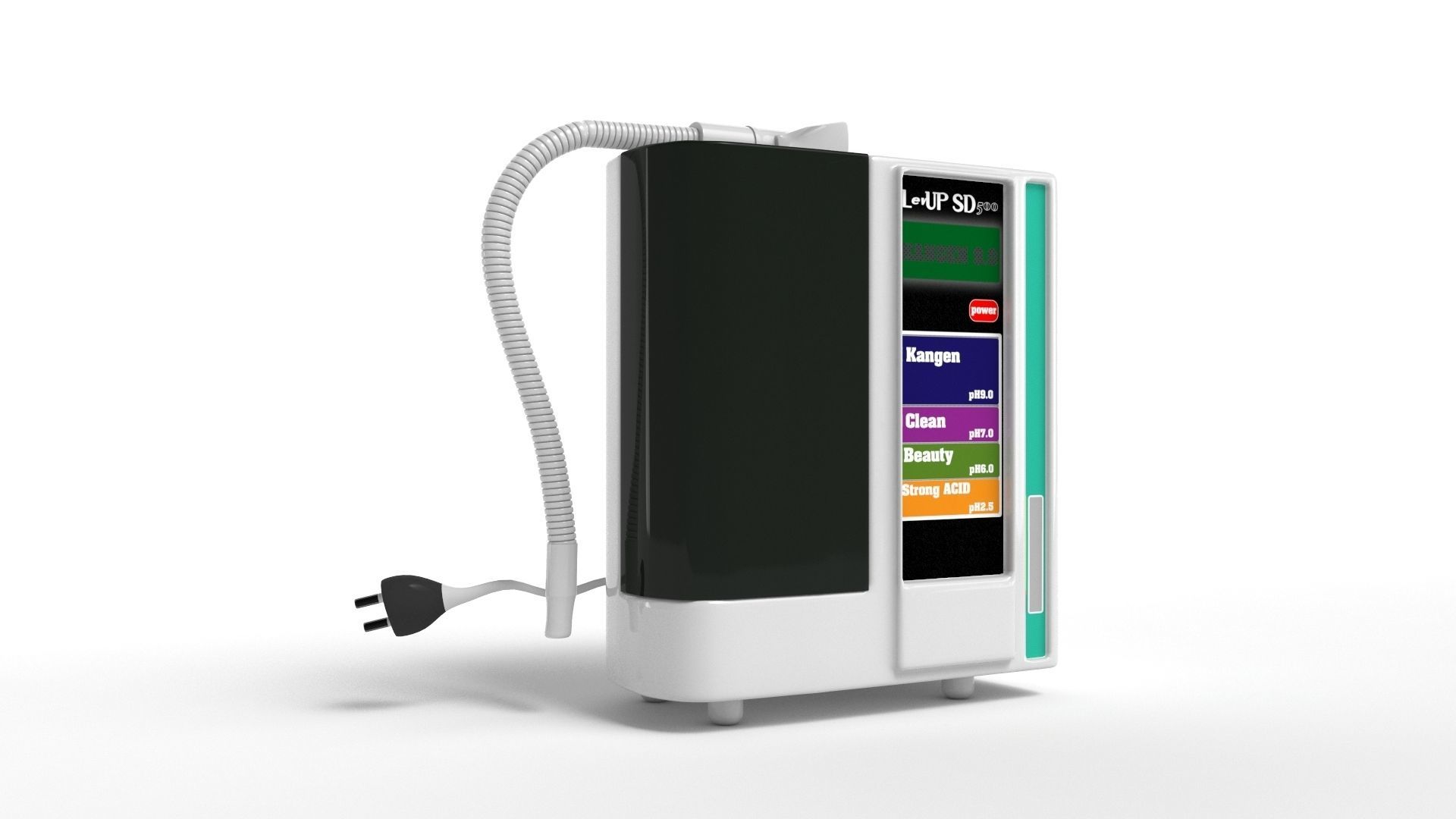 Water cleaning machine --- kangen water filter-- Model LevUP500 3D model_1