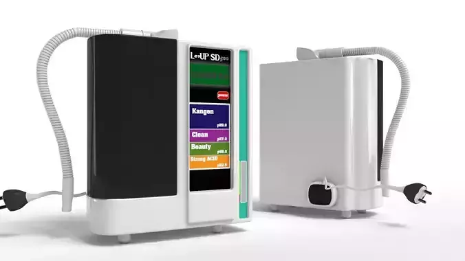 Water cleaning machine --- kangen water filter-- Model LevUP500 3D model