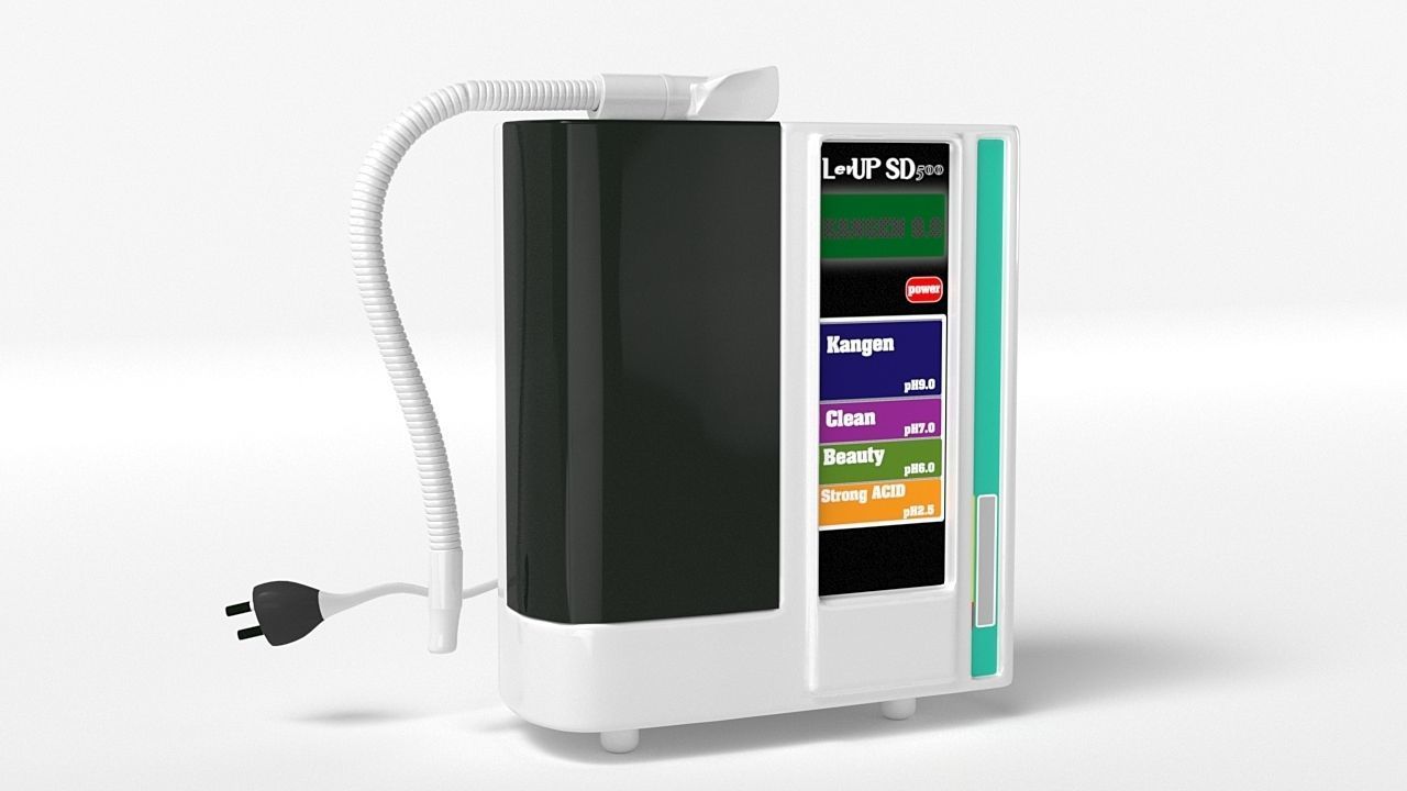 Water cleaning machine --- kangen water filter-- Model LevUP500 3D model_8