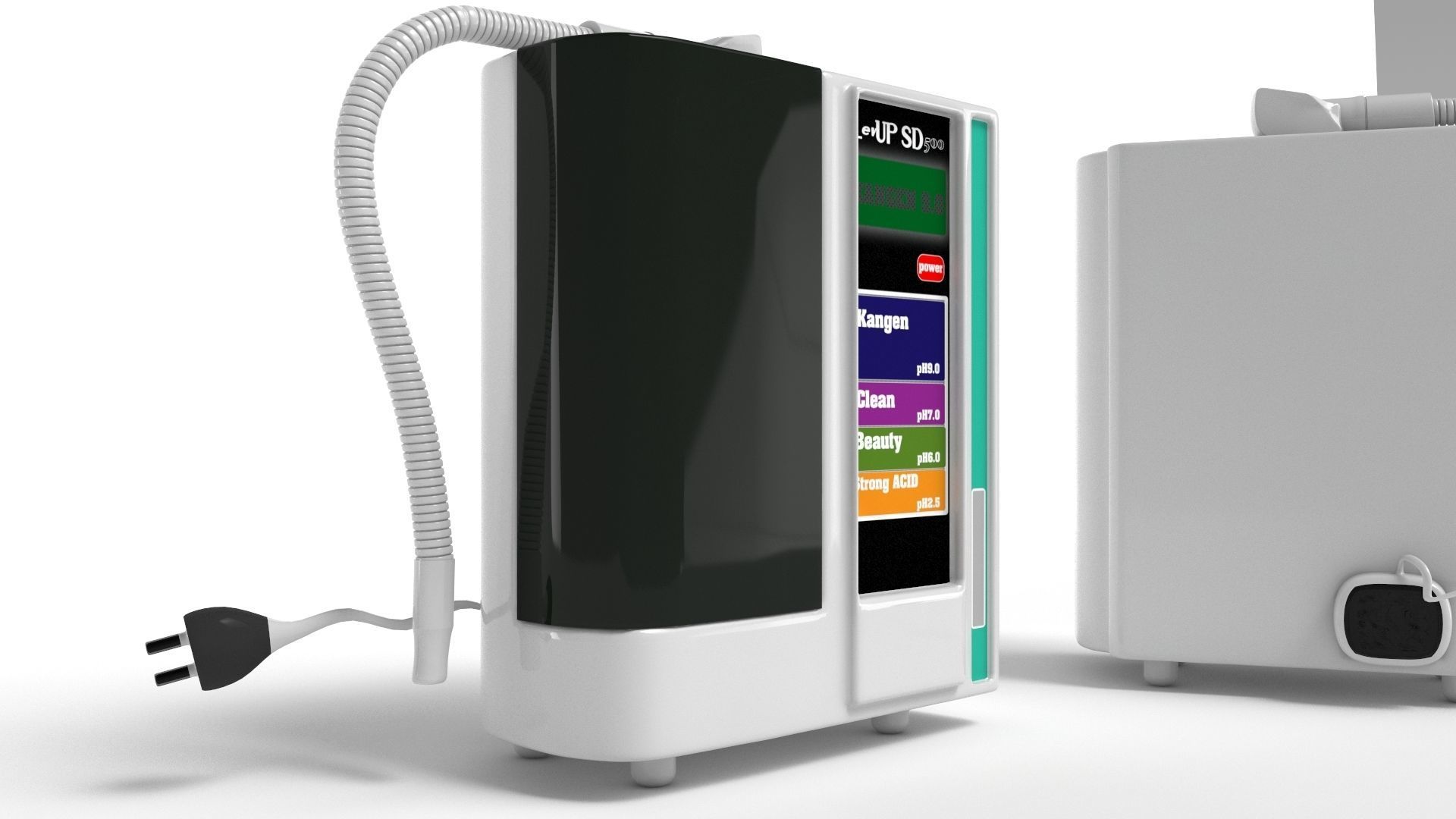 Water cleaning machine --- kangen water filter-- Model LevUP500 3D model_2