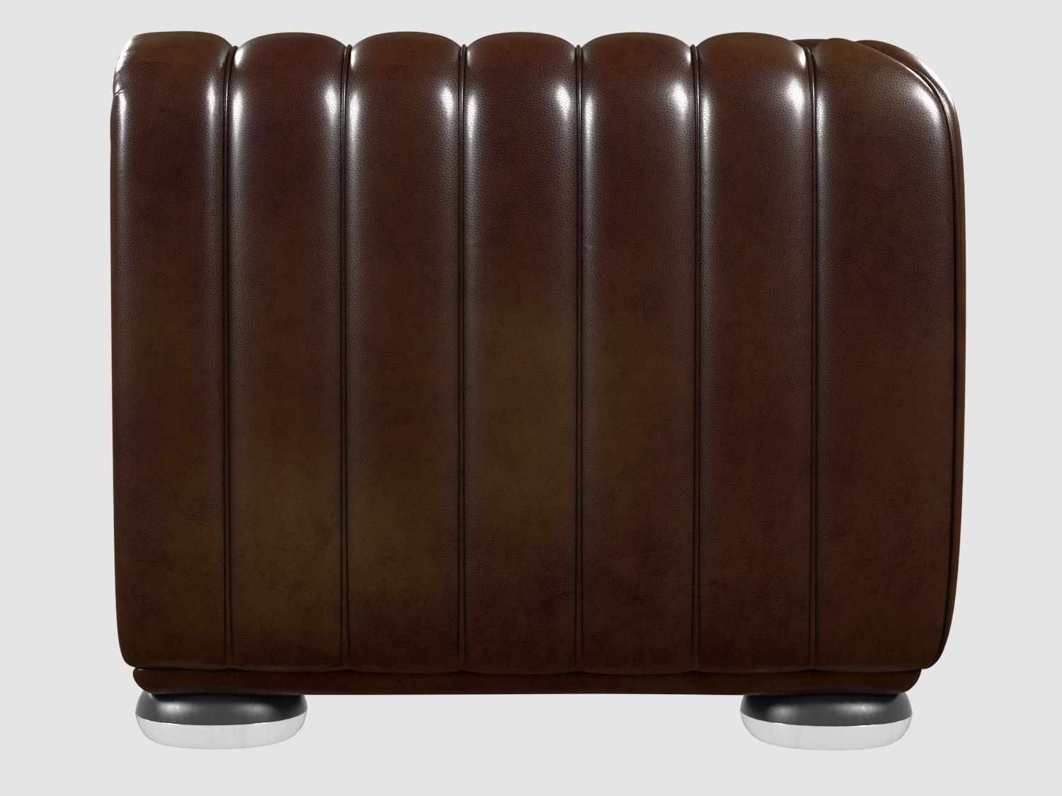 CLUB 1910 chair by JOSEF HOFFMANN Low-poly 3D model_3