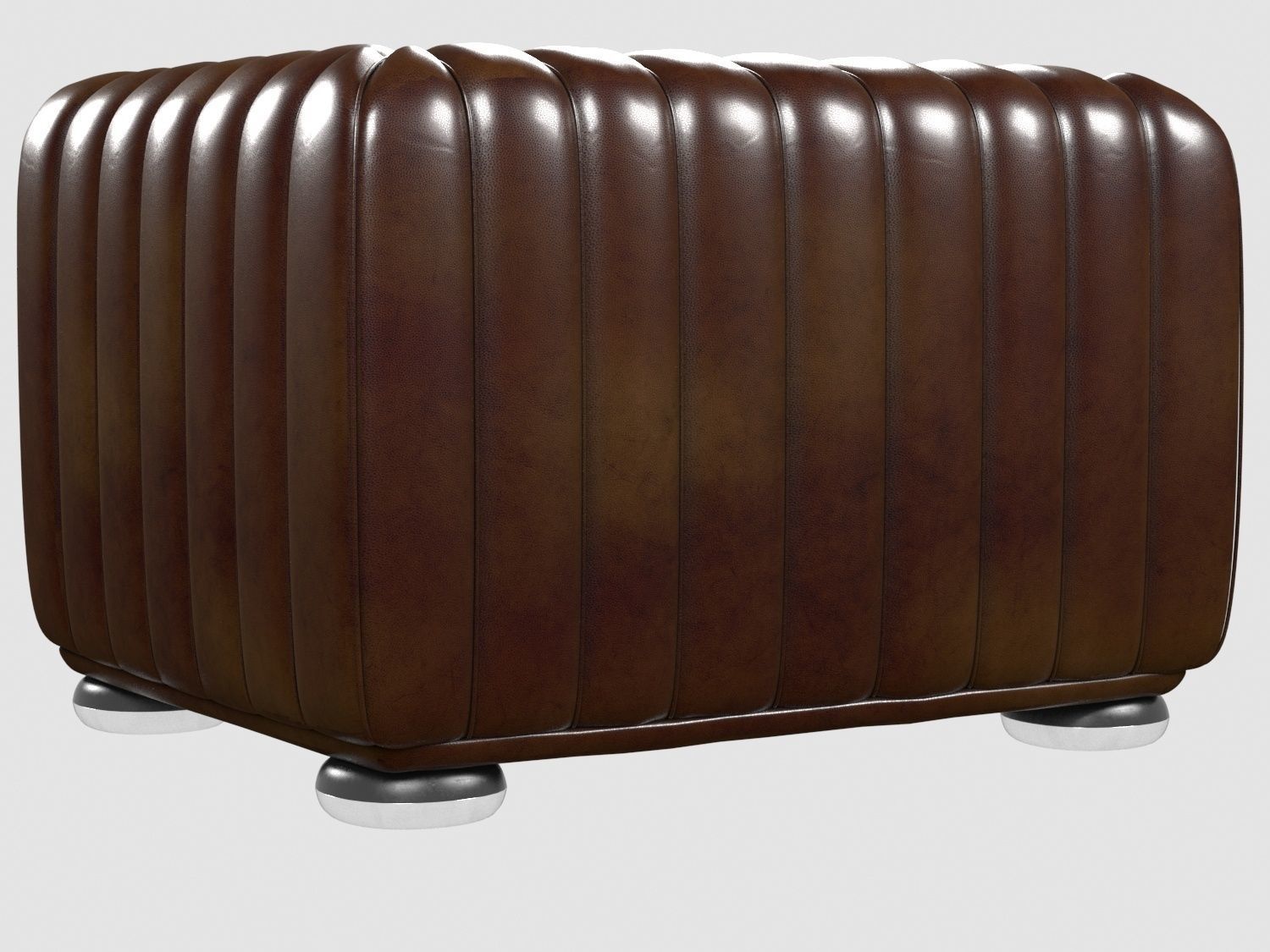 CLUB 1910 chair by JOSEF HOFFMANN Low-poly 3D model_4