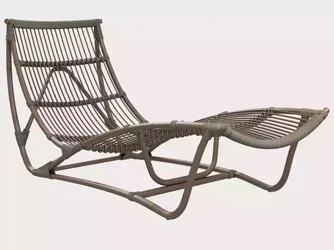 Michelangelo ratan  chaise longue Sika Design