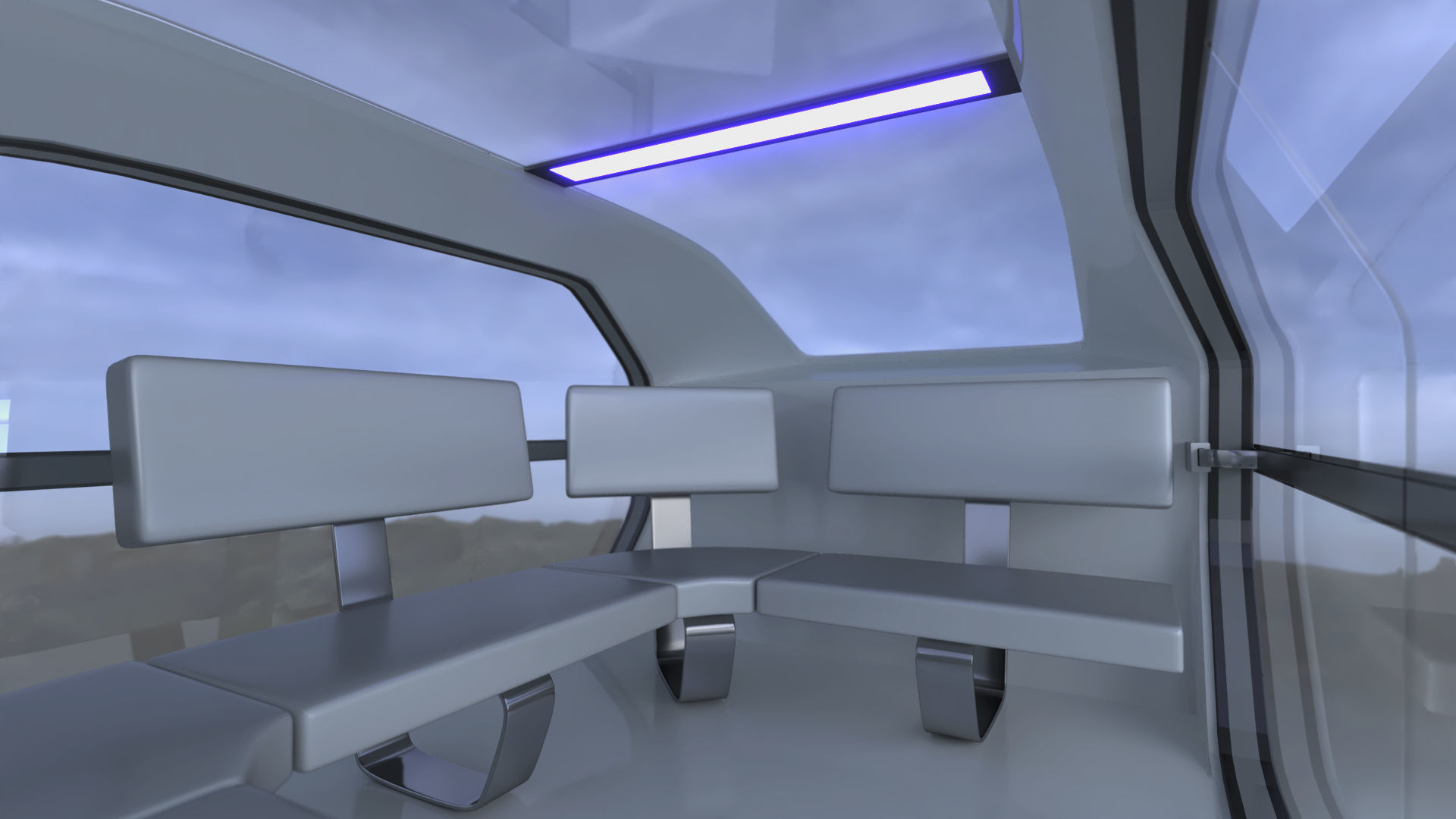 Electric bus autopilot 3D model_7