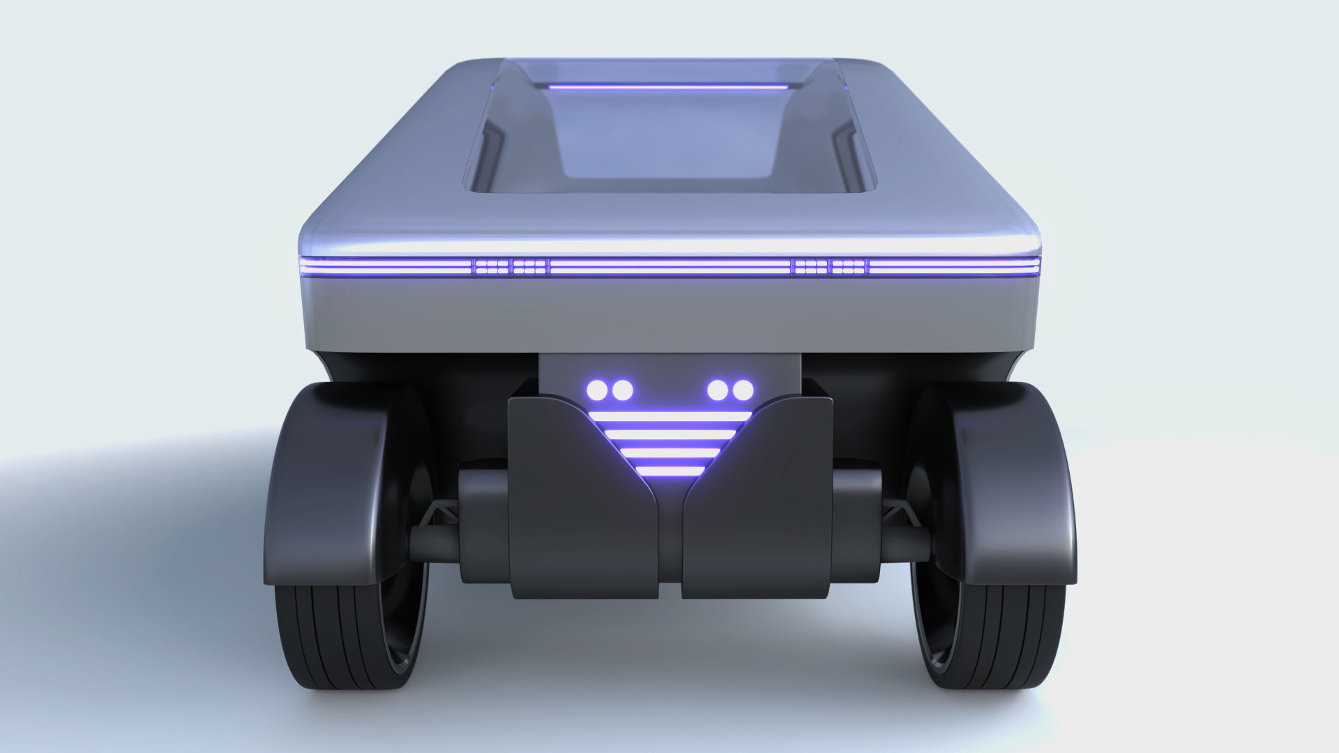 Electric bus autopilot 3D model_6