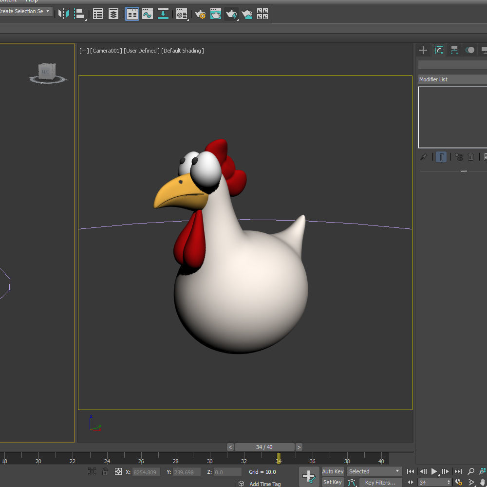 Chicken Cartoon 3D model_17