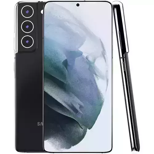 Samsung Galaxy S21 Phantom Black  Low-poly 3D model