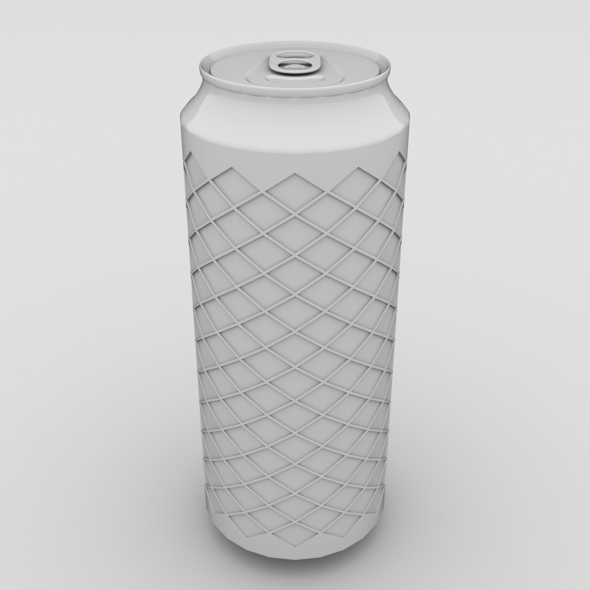 Can Art 2 Low-poly 3D model_2