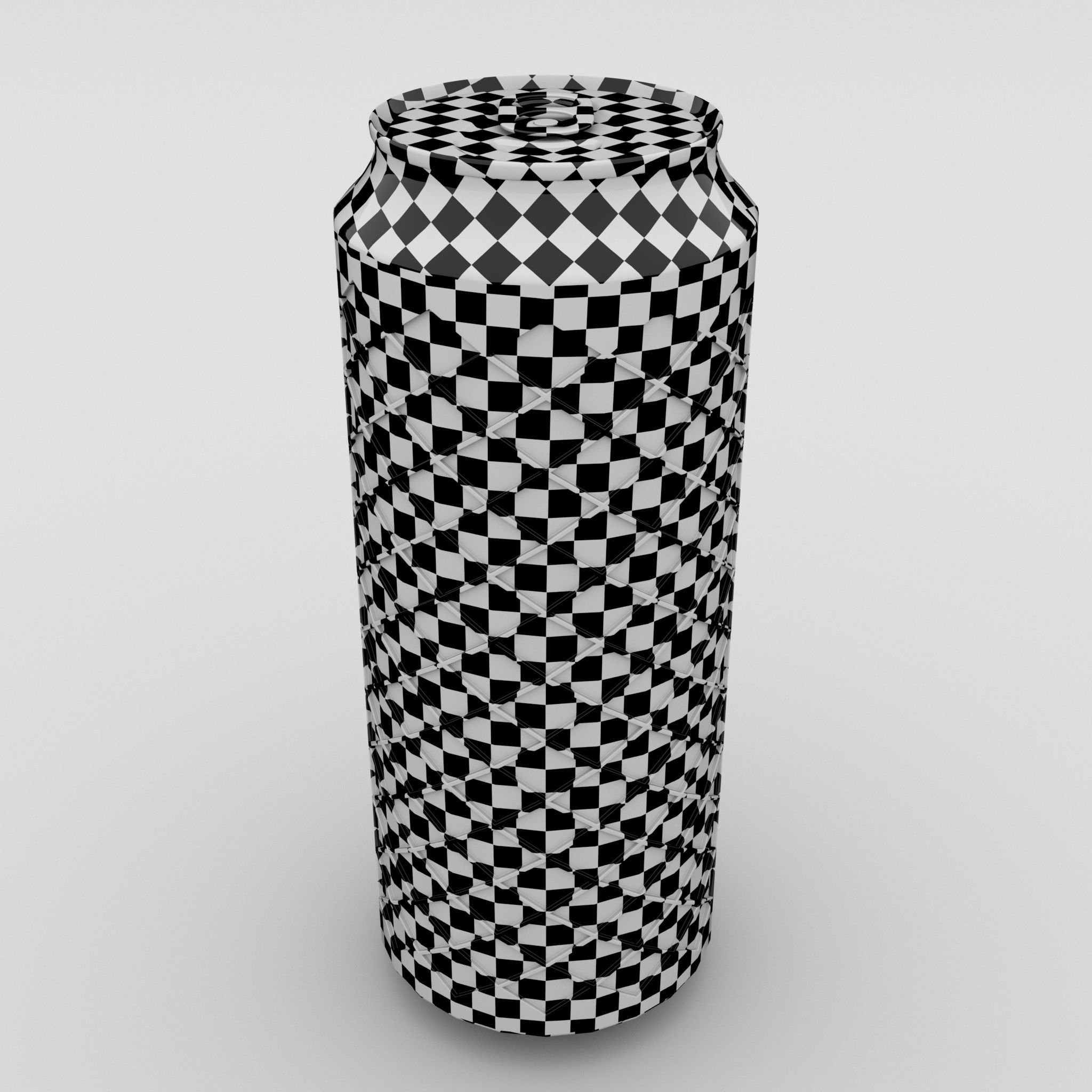 Can Art 2 Low-poly 3D model_4