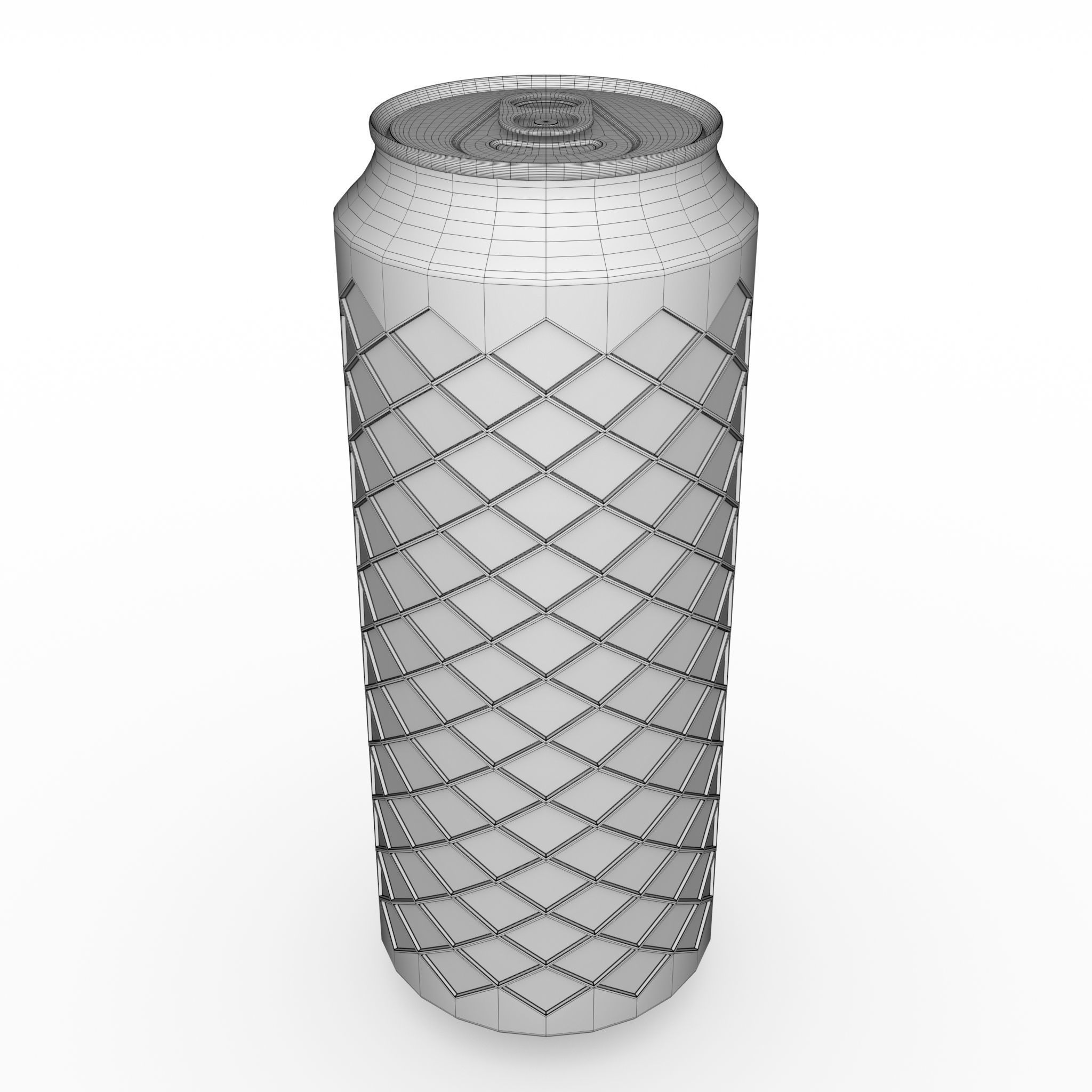 Can Art 2 Low-poly 3D model_3