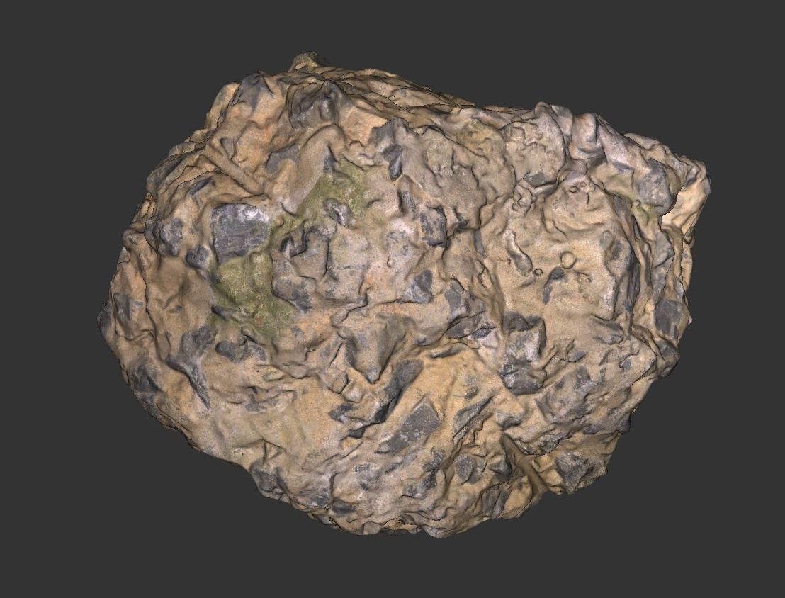 3d scanning stone 3D model_1