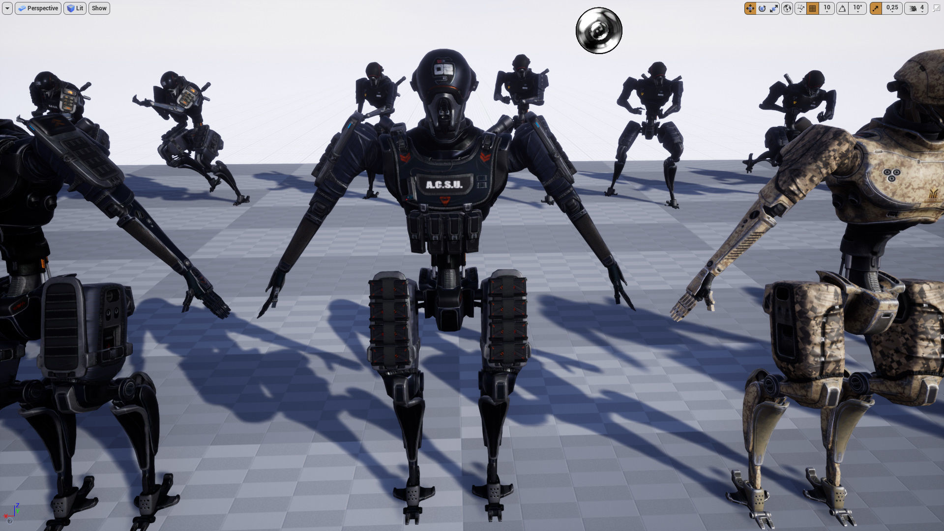 ACSU Ocelot Low-poly 3D model_10