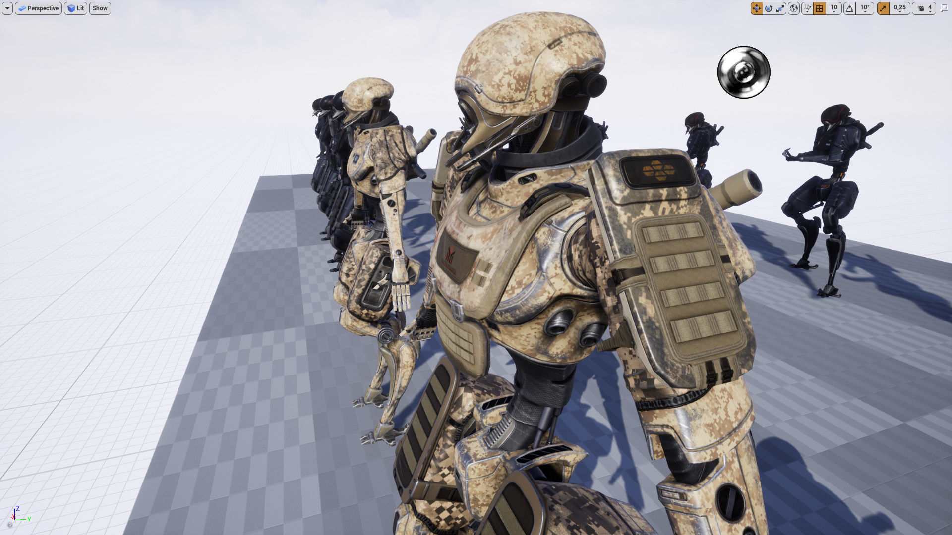 ACSU Ocelot Low-poly 3D model_13