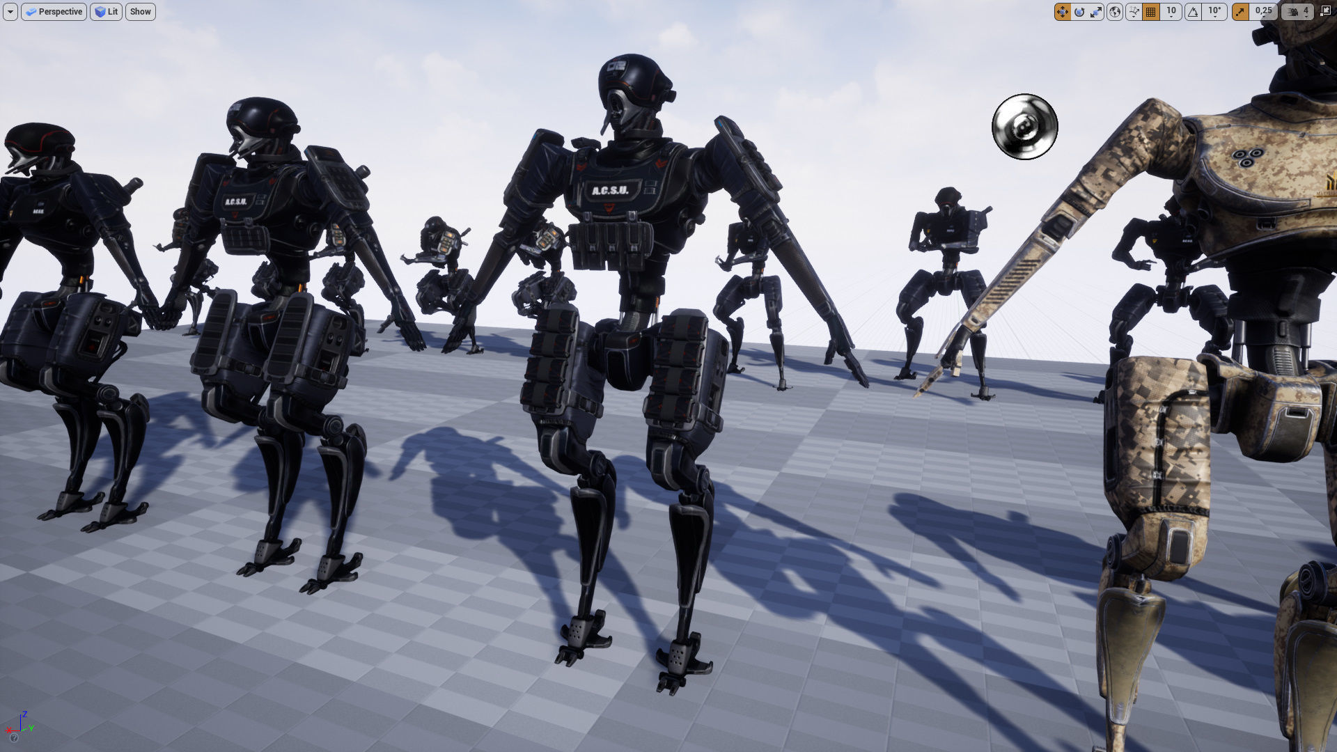 ACSU Ocelot Low-poly 3D model_8