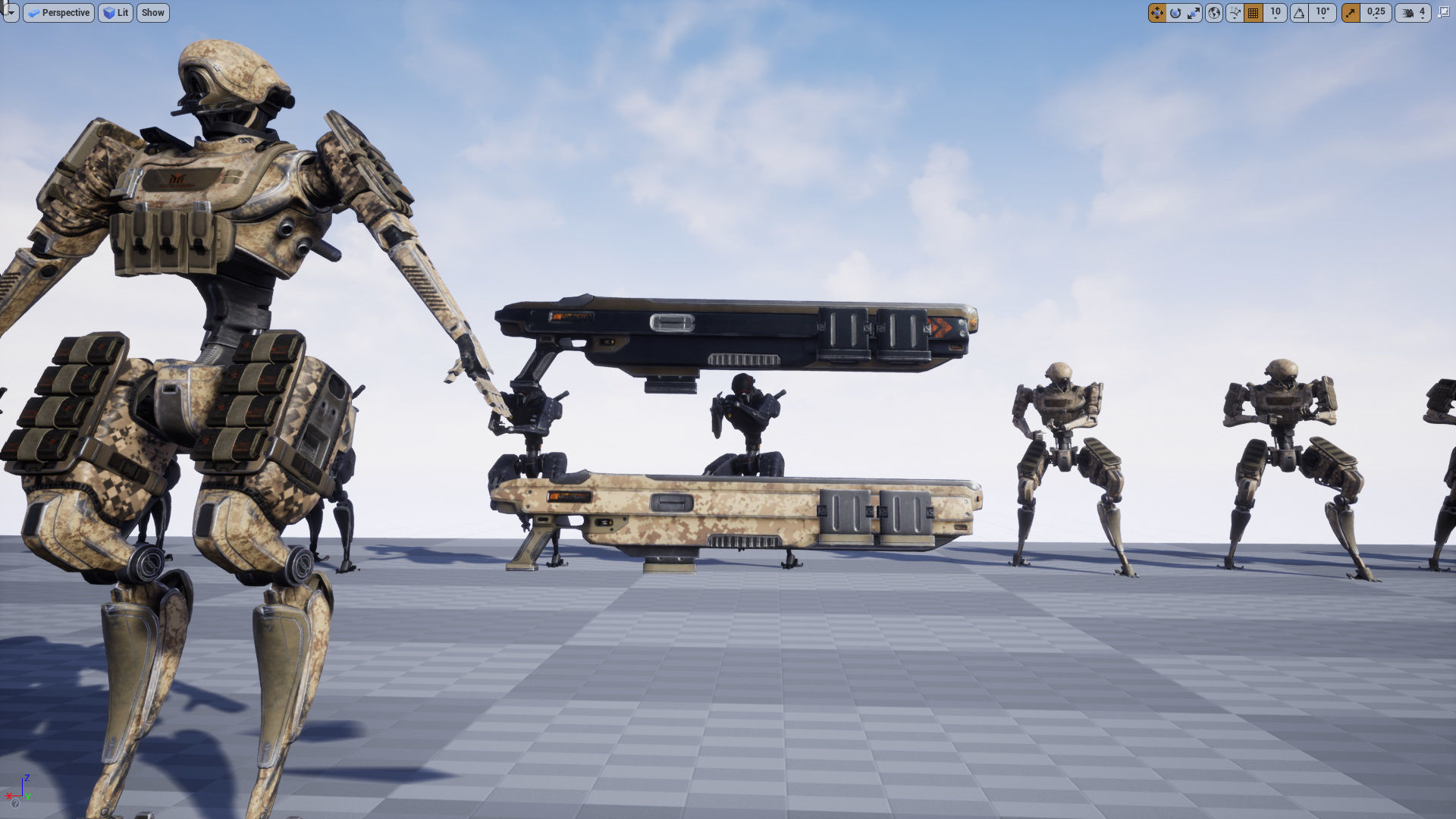 ACSU Ocelot Low-poly 3D model_14