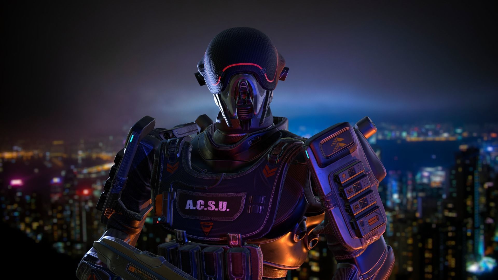 ACSU Ocelot Low-poly 3D model_0